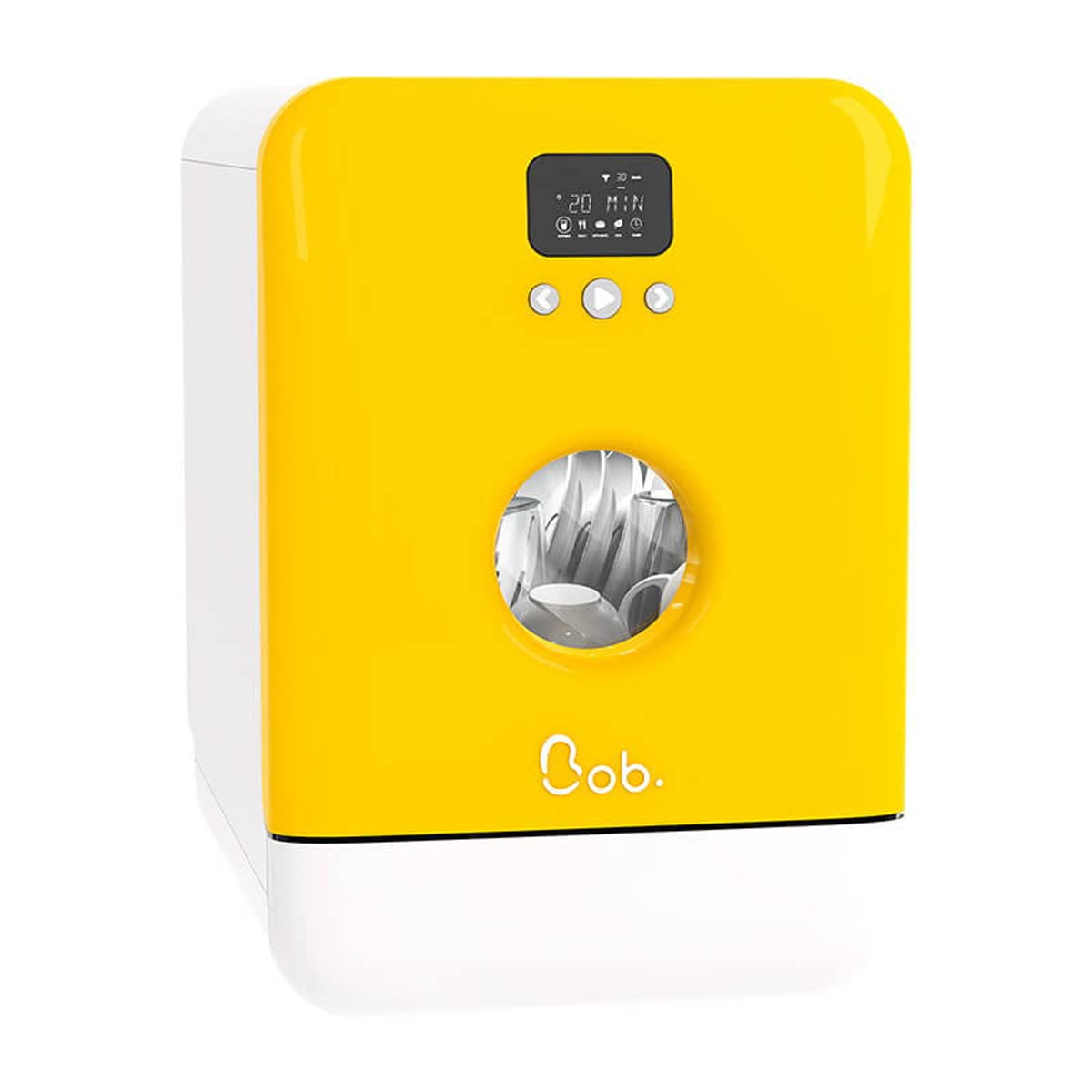 DAAN TECH Bob 2 zolta Mini lavavajillas portatil, Amarillo
