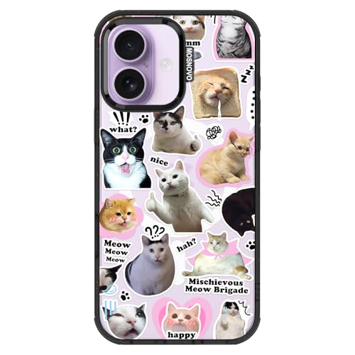 Coque iPhone 17 antichoc MOSNOVO transparente noire pour sécuriser votre appareil photo