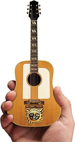 Iconic Concepts Sublime Acoustic Mini Guitar Replica Small Sun Face and Logo (2M-S09-5007) image 2