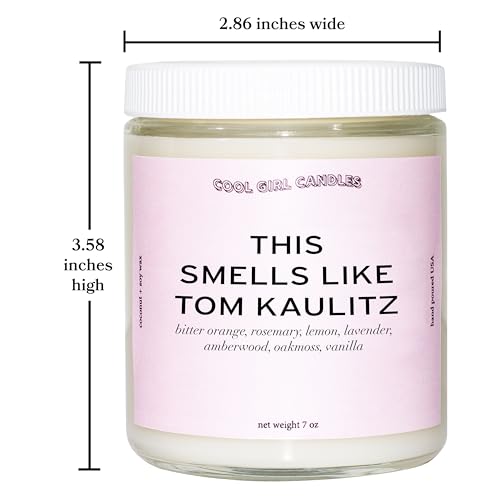 Cool Girl Candles | This Smells Like Tom Kaulitz Candle | l Tom Kaulitz Merch Prayer Candle Gift for Her Tokio Hotel Fan 40+ hours burn time Amber Wood, Oakmoss, Vanilla Scented