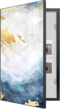 Wall Mounted Electrical Panel Cover - Decorative Fuse Box Cabinet Concealment for Home & Restaurant, Stylish Electric Meter Hider, Durable & Easy to Install