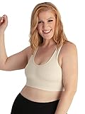 LEADING LADY The Olivia - All-Around Support Comfort Sports Bra, Whisper Nude, XL