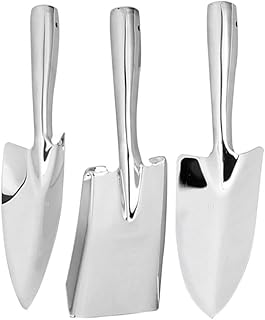 Yardenfun 1 Conjunto 3 Pçs De Aço Inoxidável Pá Terno Pá De Jardinagem Ferramentas Para Kit De Ferramentas Portátil Ferramentas De Planta De Jardim Bonsai Ferramentas Transplante Espátula
