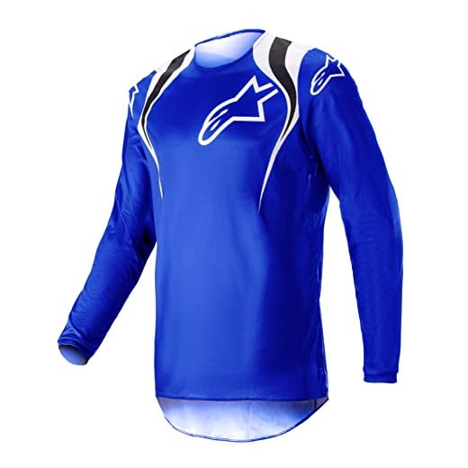 Alpinestars 2023 Fluid Narin Jersey (Blue Ray White, Medium)
