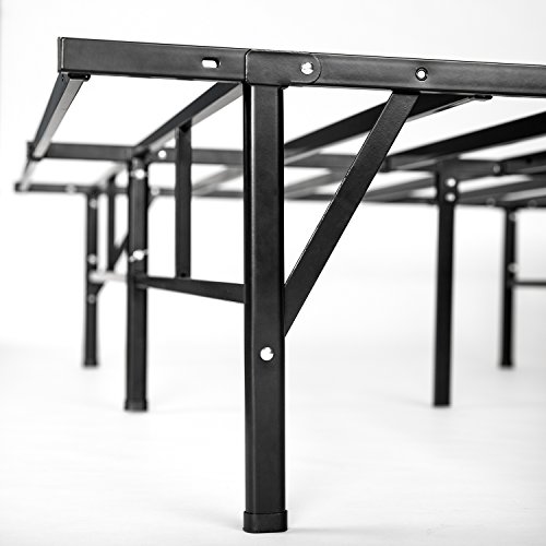 ZINUS SmartBase Compack Mattress Foundation, 14 Inch Metal Bed Frame, No Box Spring Needed, Sturdy Steel Slat Support, Queen by Sleep Master - Image 5