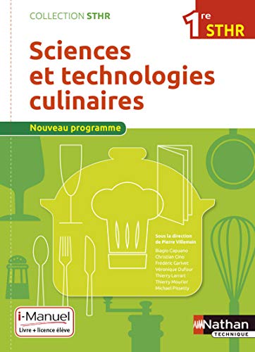 Télécharger Sciences et technologies culinaires 1re STHR Livre PDF Gratuit