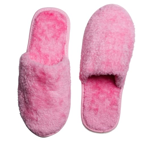 Image of Premium Fur Home Slippers For Women & Men For Winter Capet Slippers for Bedroom Indoor Carpet house slides