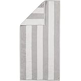 Extraflauschige Qualität Cawö Home Handtücher Zoom Blockstreifen 120 Platin - 76 Handtuch 50x100 cm