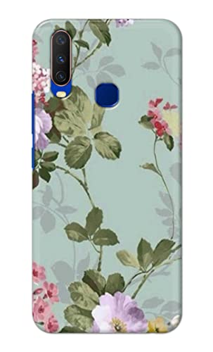 Image of Printed Hard Back Cover Case for Vivo Y15 | Vivo Y17 | Vivo Y11 | Vivo U10 | Vivo Y12 | Vivo Y12i Back Cover (Floral Painting) -702