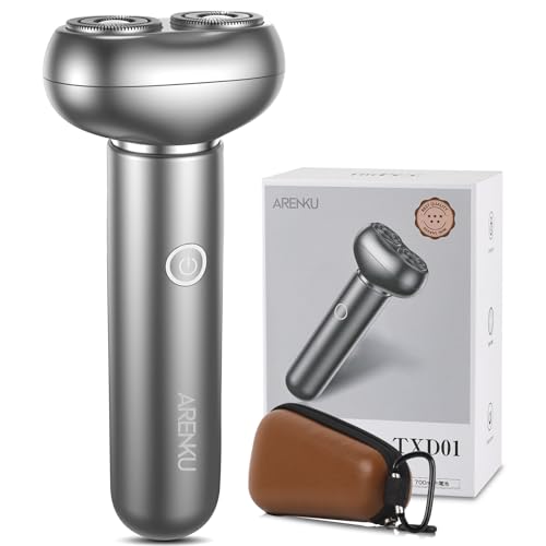 メンズシェーバー 髭剃り 電動 コンパクト シェーバー ポータブル 小型 人気 電動髭剃り 2枚刃 電気シェー...