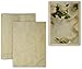 5X7 Cut Size Blank Cards with A-7 Envelopes - Aged Parchment Look - 25 Card and Envelope Sets by ThunderBolt Paper - for Invitations, Greeting, Thank Yous, Weddings - 65# Light Weight Cover Cardstock