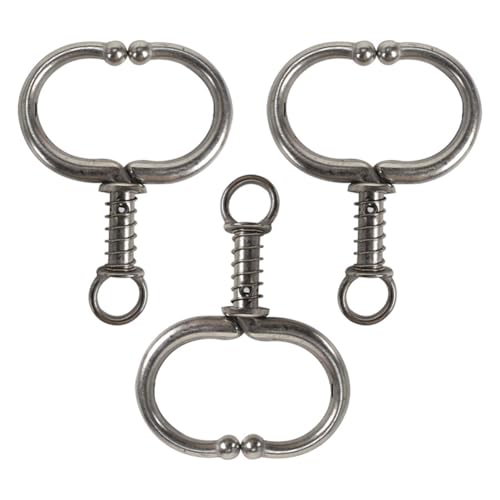 Cercle nasal de bétail à ressort de traction en acier robuste de 3.2in