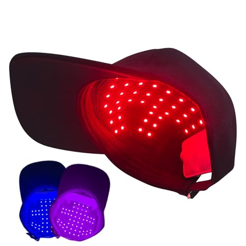 Sombrero LED infrarrojo para el crecimiento del cabello en hombres con diseño ligero