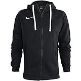 Nike Dry fabric Nike Herren Hoodie FZ Fleece TM Club19, Schwarz (Black/White/010), L