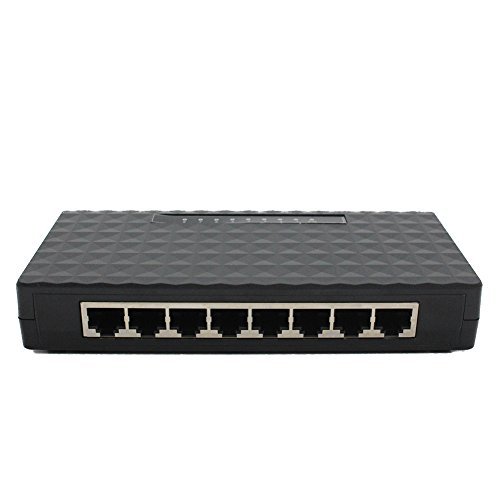 5 Ports Portas Gigabit Mini Network Switch 1000Mbps Ethernet Smart Switcher High Performance With Us Power Supply Adapter … (8 Ports 10/100/1000Mbps) #TOP1
