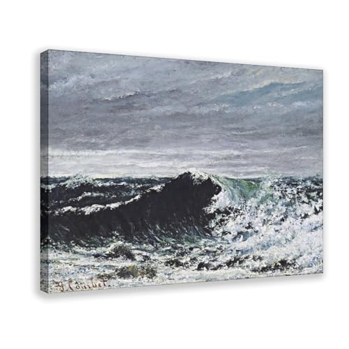 The Wave Gustave Courbet cadre suspendu pour habiller un mur de bureau nu