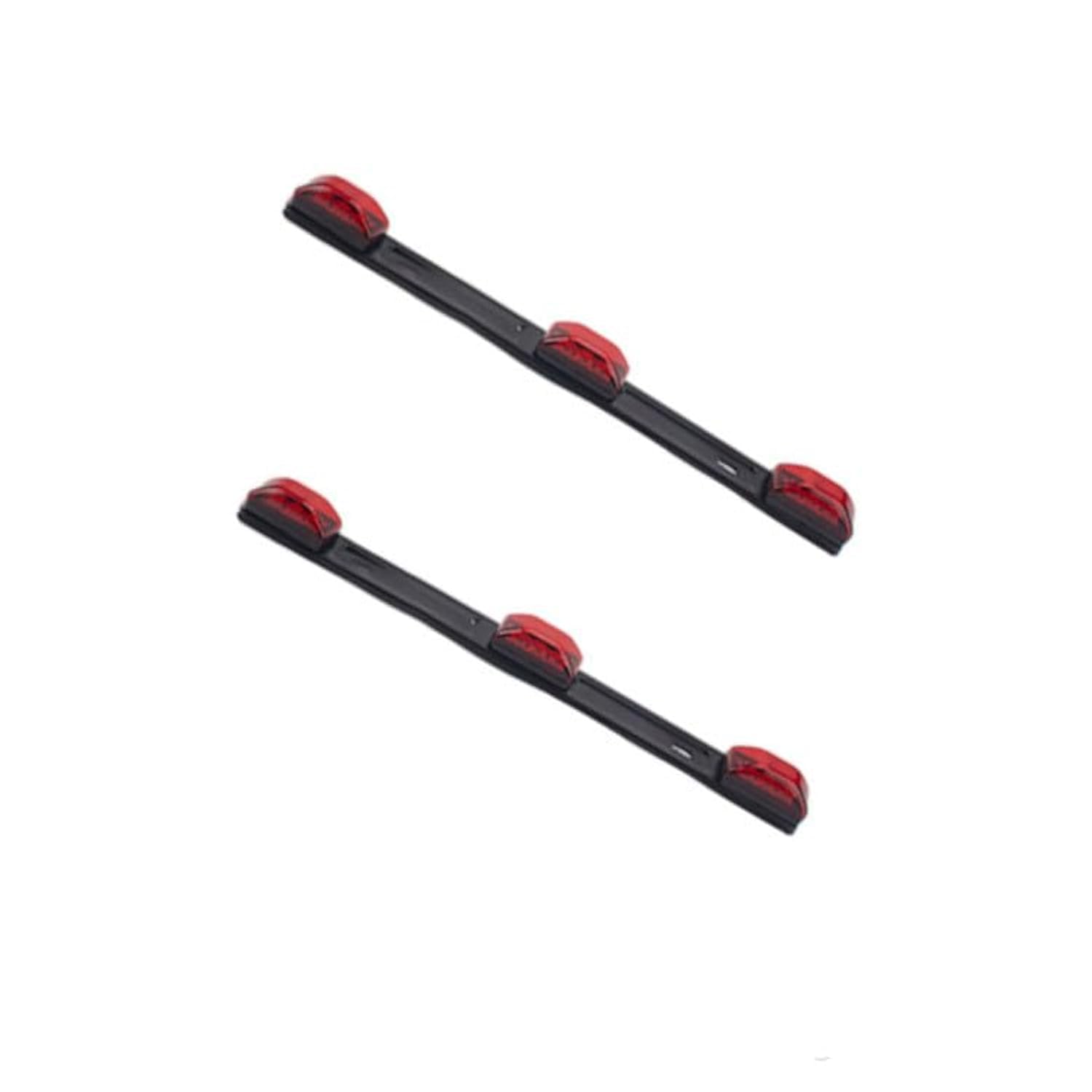 CMAOS 2PCS Fit for 6.3 AMG Emblem Fender Logo Badge Nameplate OEM C63 E63 S63 (black red)