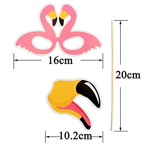 TOAOB 21 Pezzi Photo Booth Props Accessori
