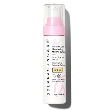 Solara Suncare - Go! Vacation Glow Illuminating Tinted Moisturizer, SPF 30 | EWG Verified, Vegan, Cruelty Free, Reef friendly | Unscented, Lightweight, Safe For Sensitive Skin 1.7 fl oz | 50 ml