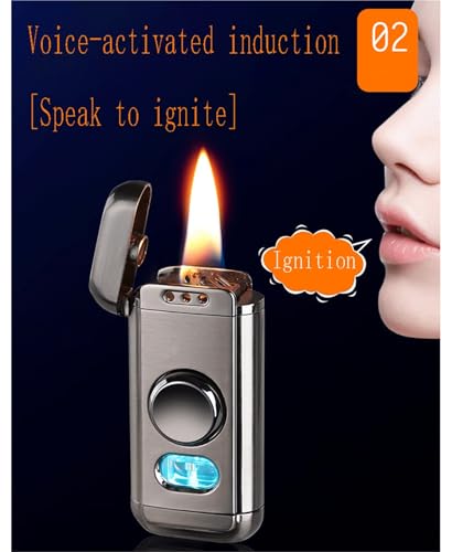 Encendedor inteligente con control por voz y tanque visible miniatura 3