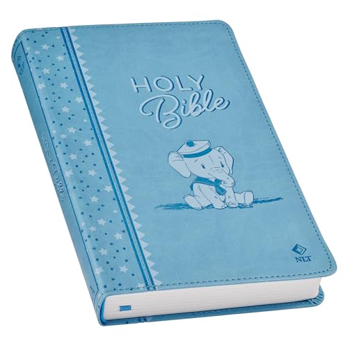 NLT Keepsake Holy Bible for Baby Boys Baptism Easter, New Living Translation, Blue (NLT Baby Keepsake Editions)