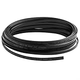 Selbstregulierendes Heizband 20W/m 50m Flammgeschützt für Rohr Frostschutz Dach Enteisung PE Mantel Kupferleiter 230V Selbstbegrenzend Heizkabel Schwarz(10M.)