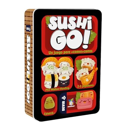 Devir - Sushi Go, Juego de Cartas, Juego de Mesa con Amigos y para Fiestas, a Partir de 8 años (BGSUSHI) | Ya disponible en tu tienda friki favorita! En mundofriki.es!