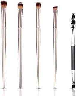 KELYDI Eye Makeup Brushes Set, 5pcs Make-up BrushBeauty Tools for Eye Shadow Eyebrow Eyelash Mixed Foundation Concealer