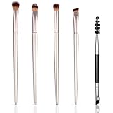 ✅ Diseño exquisito: la forma y la curvatura del cabezal del cepillo están diseñados profesionalmente, lo que es perfecto para principiantes y profesionales. Se puede utilizar con polvo, gel y lentejuelas. Puedes elegir la paleta de sombras de ojos que más te convenga.