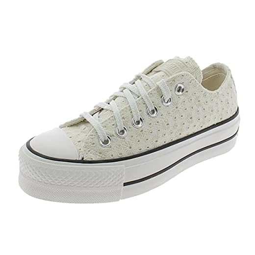 Converse CTAS Lift OX plattform damer vita sportskor 571281C, - VIT - 39.5 EU