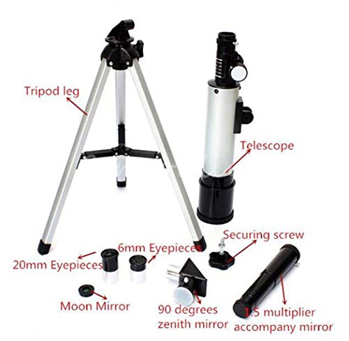 Telescopio Astronómico Refractor F36050M 50mm con Trípode miniatura 4