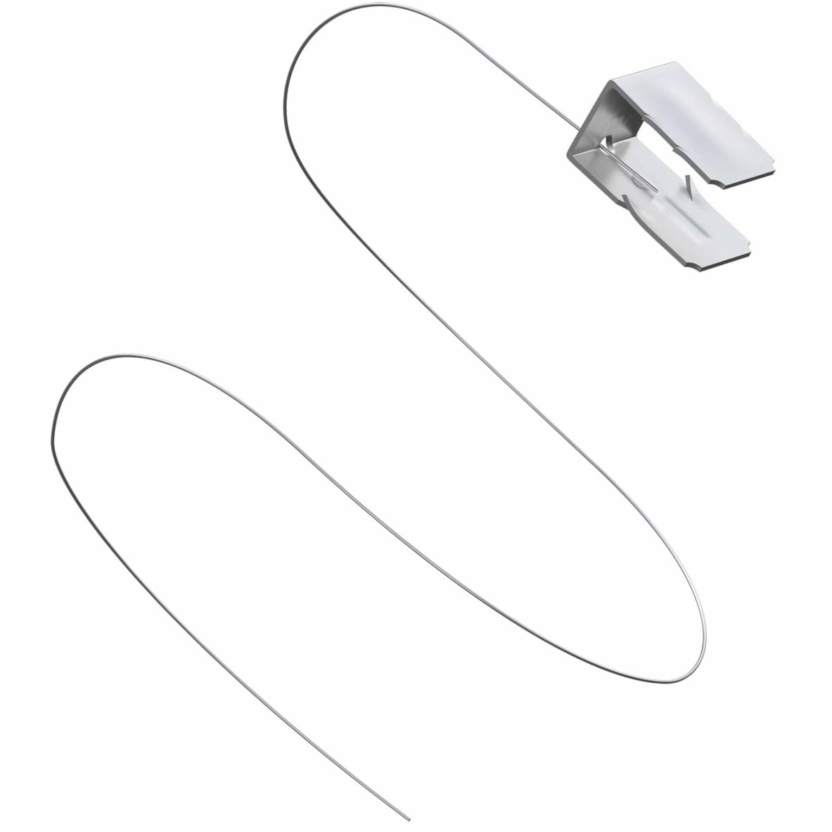 KAUFDACH® Edelstahl Sturmklammer Klammer für geschnittene Dachziegel 10-100 Stk. (100)