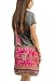 Pink Shoulder Bag Handmade Embroidered Elephant Boho Bohemian Hippie Tote Gypsy Beach Bag
