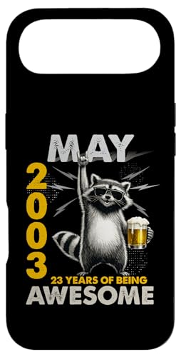 23rd Birthday Raccoon Beer May 1996 Vintage 23 Years Old �X�}�z�P�[�X iPhone Air �p