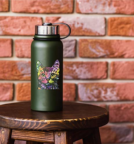 Enjoy It Dean Russo Cat Car Stickers, Outdoor Rated Vinyl Stickers Decal For Windows, Bumpers, Laptops Or Crafts (1 Small & 1 Medium Sized) #TOP7