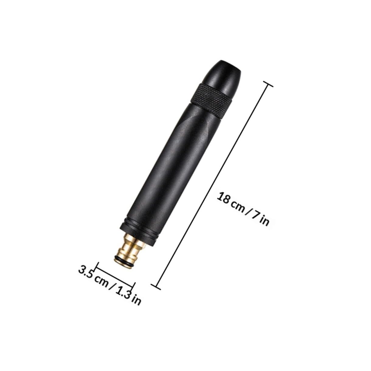 BESTonZON 2stücke Metall Schlauchdüse Auto Waschen Düse Garten Sprayer Düse Blume Bewässerung Washer Für Gartenschlauch Bewässerungszubehör