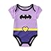 WARNER BROS DC Comics Girls Short Sleeve Bodysuit 5 Pack for Newborn and Infant