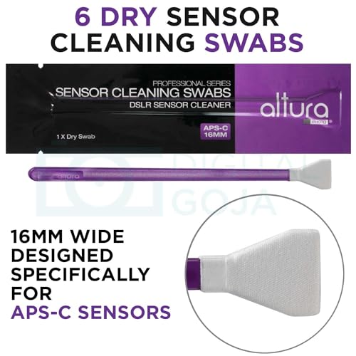 Altura Photo Professional Camera Cleaning Kit for APS-C DSLR & Mirrorless Cameras - Lens and Sensor Cleaner - Includes Case, Spray, Swabs, Blower, Brush, Tissue Paper - Image 5