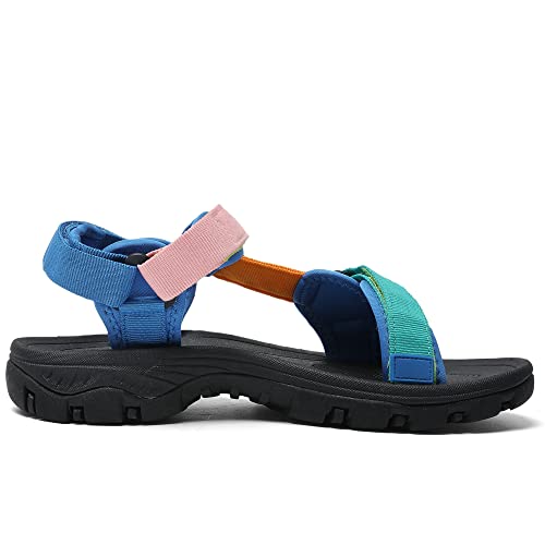 Image of Women's Hiking Sport Sandals Water Outdoor Athletic Shoes With Arch Support Adjustable Velcro Beach Shoes