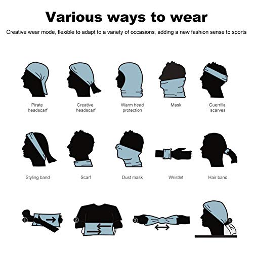 Btuty Máscara de cachecol de máscara de polaina de pescoço masculino feminino feminino para ciclismo