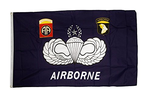 Digni Drapeau USA Etats-Unis Airborne - 90 x 150 cm Sticker Gratuit