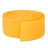 81ft Yellow Orange Crepe Paper Streamers