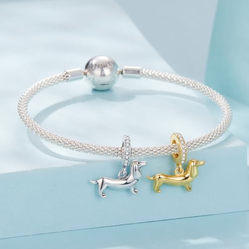 Image of MUNDELL Conch Bead Charm Dachshund Dala Horse Pendant Charm Bird Sun Charm for Original Charm Bracelet or Bangle