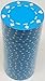 Poker Chips - (25) Lt. Blue Suited Mold 11.5 g Clay Composite