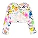 Disney Minnie Mouse Little Girls Jumpsuit and Fleece Shrug Outfit Set Graffiti White/Black 4