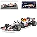 Produktbild Red Bull RB16B Racing Max Verstappen Nr 33 Formel 1 Sondermodell in Weiss Tribute Hon-da GP Istanbul 2021 mit Sockel und Vitrine 1/43 Bburago Modell Auto