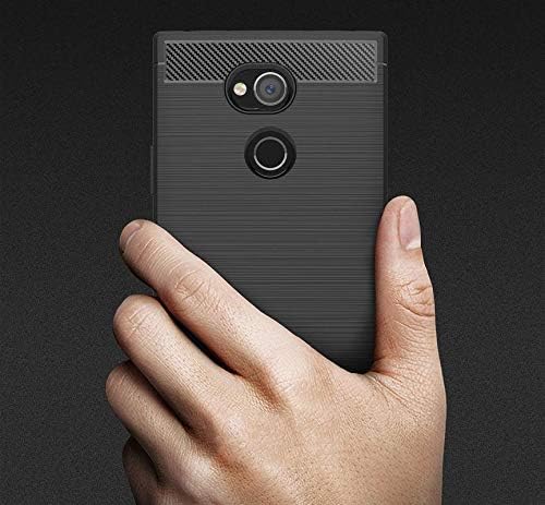 Image of Hybrid Carbon Fiber Back Case for Sony Xperia XA2 Ultra (Black)