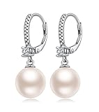 Perlen Ohrringe Damen Perlenohrringe Silber Damen Hängend Ohrringe Für Damen