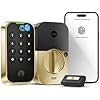 Yale Assure Lock 2 Touch Deadbolt, Lifetime Brass Keyed Smart Entry Door Lock with Wi-Fi Connected Keypad and Fingerprint Scanner for Code Entry and Remote Access, YRD410-F-WF1-P05