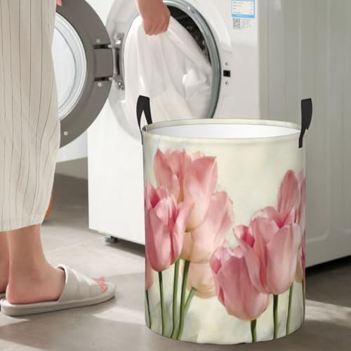 Panier à linge haut tulipes : la solution pour vos couettes - 8